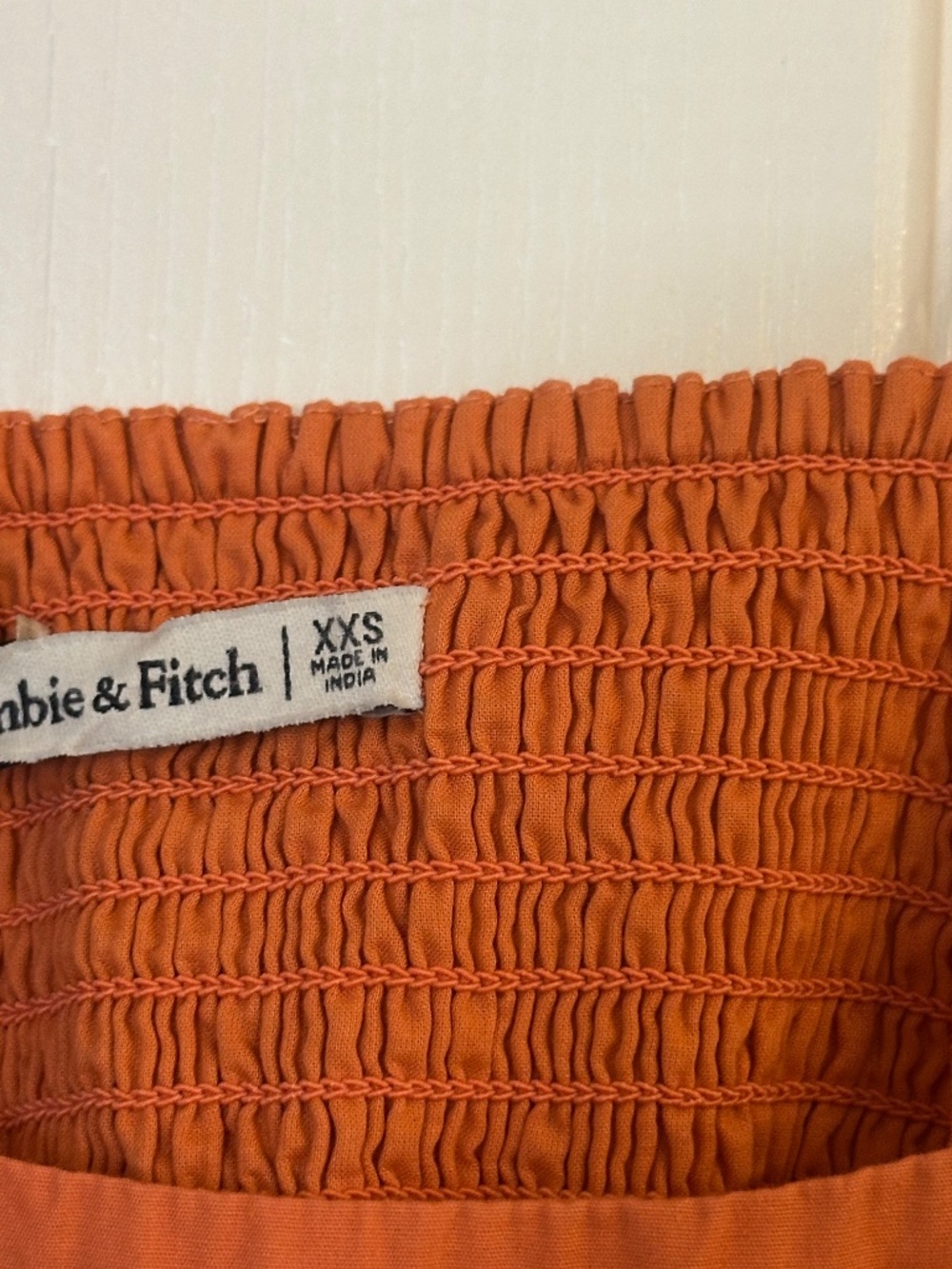 Abercrombie - Orange - Drop-Waist Cutout Maxi Dress - Picture 7 of 9